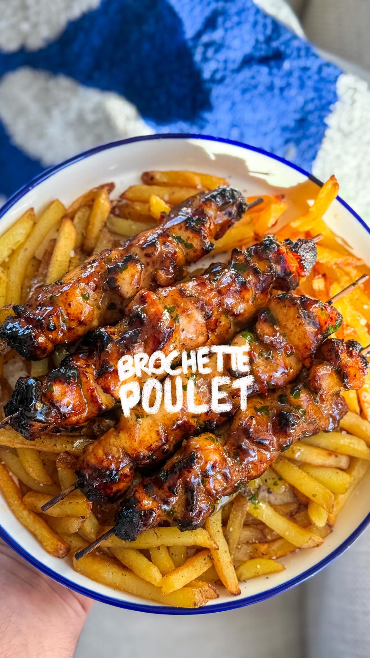 Brochettes poulet Air Fryer
