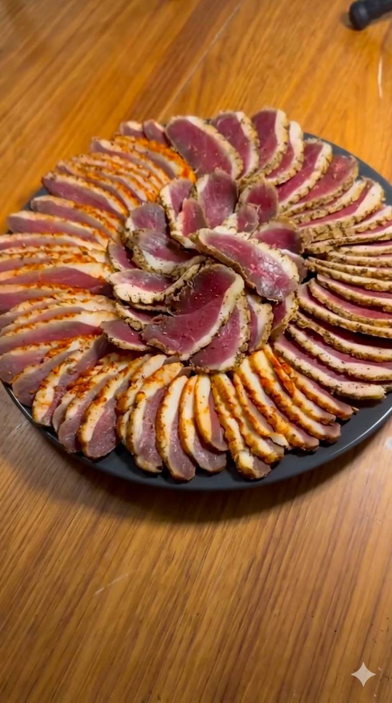 Magret séché au whisky et paprika fumé